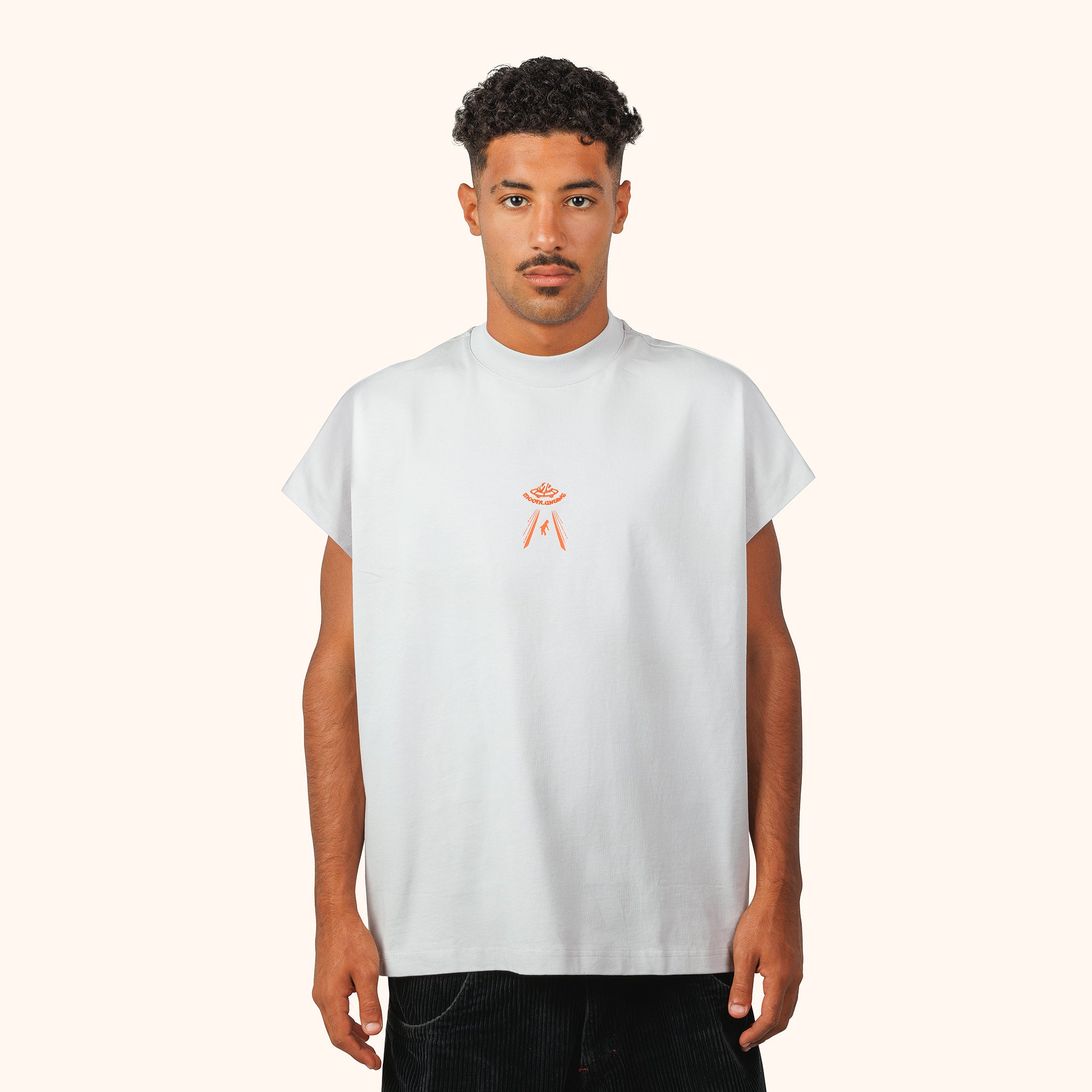 Grey Moonlanding Logo Top